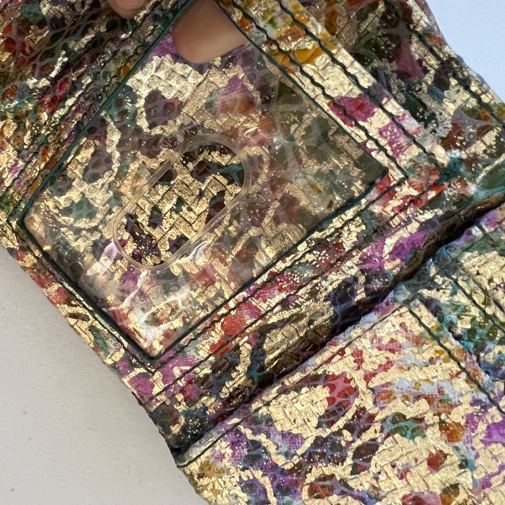 HOBO Lacy Leather Wallet in Rainbow Cheetah - Picture 13 of 14